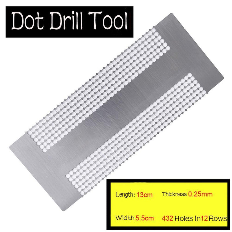 Diamond Embroidery DIY Dotting Rhinestone Point Anti-Stick Drilling Ruler Tools
