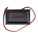 12V-60V Car Marine Motorcycle LED Digital Voltmeter Meter Voltage E6 Gauge B3N4