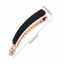 Cloth Banana Barrette Women Hair Accessories Girls Hairpins Teeth Hair Clips