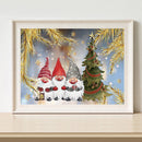 Christmas Gnome Oil Paint By Number Kits Canvas Drawing DIY Home Decoration