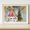Christmas Gnome Oil Paint By Number Kits Canvas Drawing DIY Home Decoration