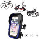 Bike Scooter Phone Touch Screen Holder Motorcycle Phone Stand Rack (Blue) Newly