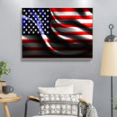5D Diamond Painting National Flag Full Round Mosaic Canvas Picture Home Decor