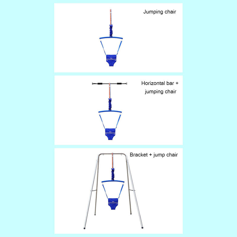 Kids Hanging Jumping Chair Training Exercise Adjustable Swinging Bouncing Seat