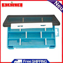 Fishing Tackle Storage Box w/ Removable Dividers Portable Fishing Organizer Case