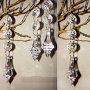10pcs Acrylic Crystal Beads Garland Chandelier Hanging Wedding Party Decor Newly