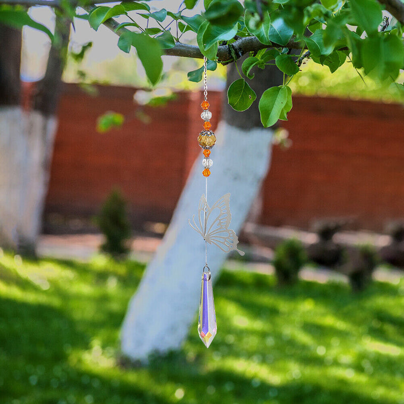 Crystal Windchimes Light Catching Hanging Pendant Light Catcher Jewelry (2)