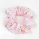 Korean Hair Ring Rope Flower Printed Scrunchies Women Ponytail Holder Hair Ties
