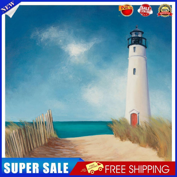 20X20cm Frameless Oil Paint By Numbers DIY Painting Kits (Lighthouse S563)