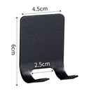 Punch Free Hooks Multi-Purpose Wall Hangers Stainless Steel Razor Storage Rack