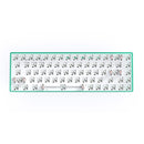 Hot Swap Keyboard Kit Bluetooth-compatible with 72pcs Red Shafts (Green)
