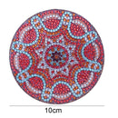 5D DIY Diamond Painting Mandala Wooden Round Coaster Cup Cushion (AA1058-1)