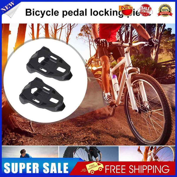 1 Pair Bike Cleat Plastic Road Bike Pedal Cleat Lock Cycling Part Accessories