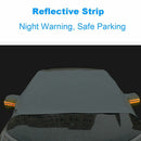 Auto Snow Cover with Night Reflective Strips Car Windscreen Mirror Shield Cover