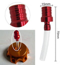 Motorcycle Fuel Cap Valve Vent Breath Hose Gas Hose for ATV PIT D