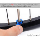 MTB Bike Presta Valve Nut with Installation Wrench Road Bike Tubeless Tire Tools