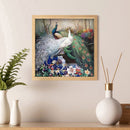 11CT DIY Peacock Cross Stitch Kits Full Embroidery Set Handicraft Needlework