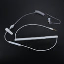 Spiral Acoustic Pipe Headphone Coil Anti-Radiation 3.5MM in-Ear Stereo-32O