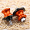 2pcs 8mm CNC Aluminum Motorcycle Swingarm Spool Slider Stand Screws(Orange)