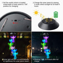 Solar Wind Chime Lamps Color Changing Angels Pendant Lights Garden Decor Newly