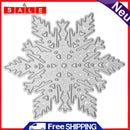6.8cm 9.6cm Snowflake Punching Molds Metal Embossing Stencil for Scrapbook