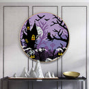 Partial Embroidery Kits Halloween Castle 11CT Stamped Needlework Home Decoration