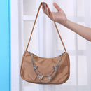 Fashion Women Pure Color Shoulder Underarm Bag Casual Butterfly Chain Mini Purse