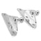 2x Zinc Plated Steel Ball Stud Brackets 10mm for Gas Prop Strut Spring RV C