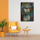Frameless Priest Oil Paint by Numbers Kit Gift Handpainted Artwork Wall Craft