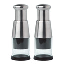 2pcs Manual Onion Garlic Crusher Press-type Stainless Steel Vegetable Cutter