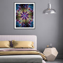 5D DIY Diamond Painting Fractal Art Full Round Drill Mosaic Rhinestone Pictur