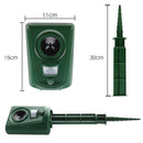 Dog Deterrent Outdoor Pest Repellent Ultrasonic Animal Repeller Bird Fox Scarer