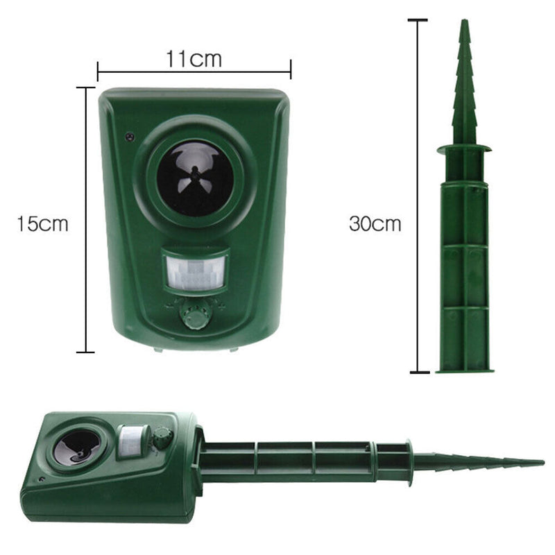 Dog Deterrent Outdoor Pest Repellent Ultrasonic Animal Repeller Bird Fox Scarer