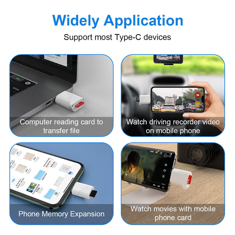480Mbps Card Reader USB 2.0 Secure Digital TF Memory Card Converter PC Laptop
