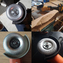2x 6 Teeth Wood Carving Disc Angle Grinding Polishing Wheel Rotary Abrasive Disc
