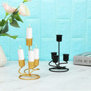 Modern Style Wrought Iron Candelabra Candle Holders Metal Candle Stands