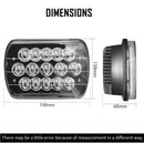 Bar LED Car Light Driving Lamp Flood Spot Lights For Jeep,Cherokee XJ 1984-2001