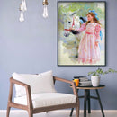 DIY Digital Oil Paint By Numbers Girl Color Drawing Picture Home Decoration Gift
