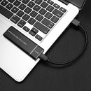 USB 3.1 Gen 1 Type C to B Key M.2 SSD Case External SSD Enclosure (Black)
