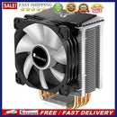 4 Heat Pipes Tower CPU Cooler RGB PWM 4Pin Cooling Fan Radiator for Intel/AMD