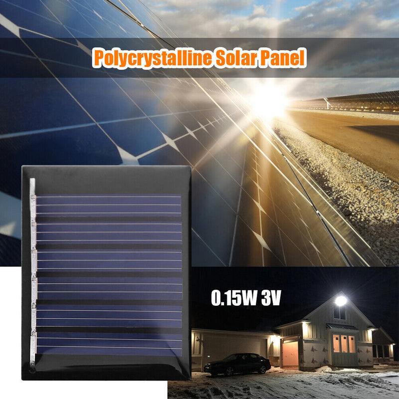 1/2/4x 0.15W 3V Mini Solar Panels Solar Charging Module for DIY Lighting Syst