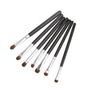 7pcs Pro Eyesshadow Brushes Eye Shader Makeup Cosmetic Foundation Brush Tool Set