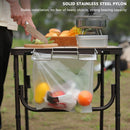 Garbage Bag Holder Shelf Rubbish Portable Camping Trash Hanger Storage Rack