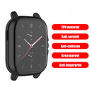 TPU Full-Cover Watch Protective Case Shell for Amazfit GTS 3/2/2e (Black)