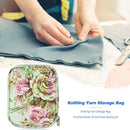 Nylon Yarn Storage Bag Crochet Thread Storage Case Sewing Kit Travel Organi