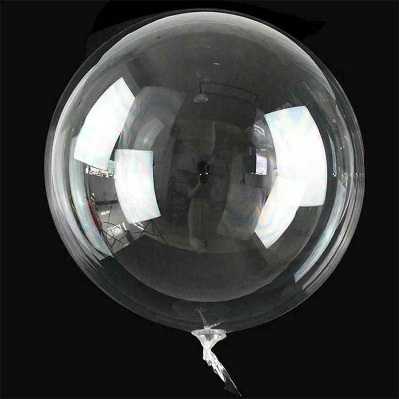 10Pcs Transparent Bobo Bubble Balloon Clear Inflatable Air Wedding Helium G0W1