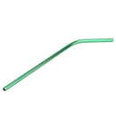 5pcs/Set Stainless Steel Reusable Drink Straws Cleaning Brush Kit (Green) Newly