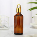Brown Drop Bottle Glass Container Refillable  Accessories Refillable Bottle
