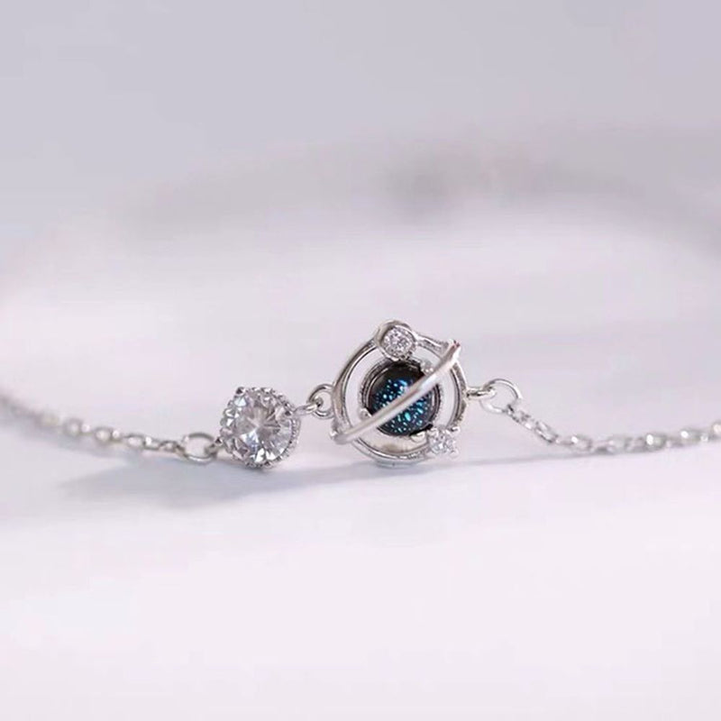 Woman Small Fresh Fashion Sweet Simple Bracelet Planet Design