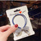 Women Girl High Elastic Hair Accessories Hair Tie Rope Hair Ring Lattice Dot